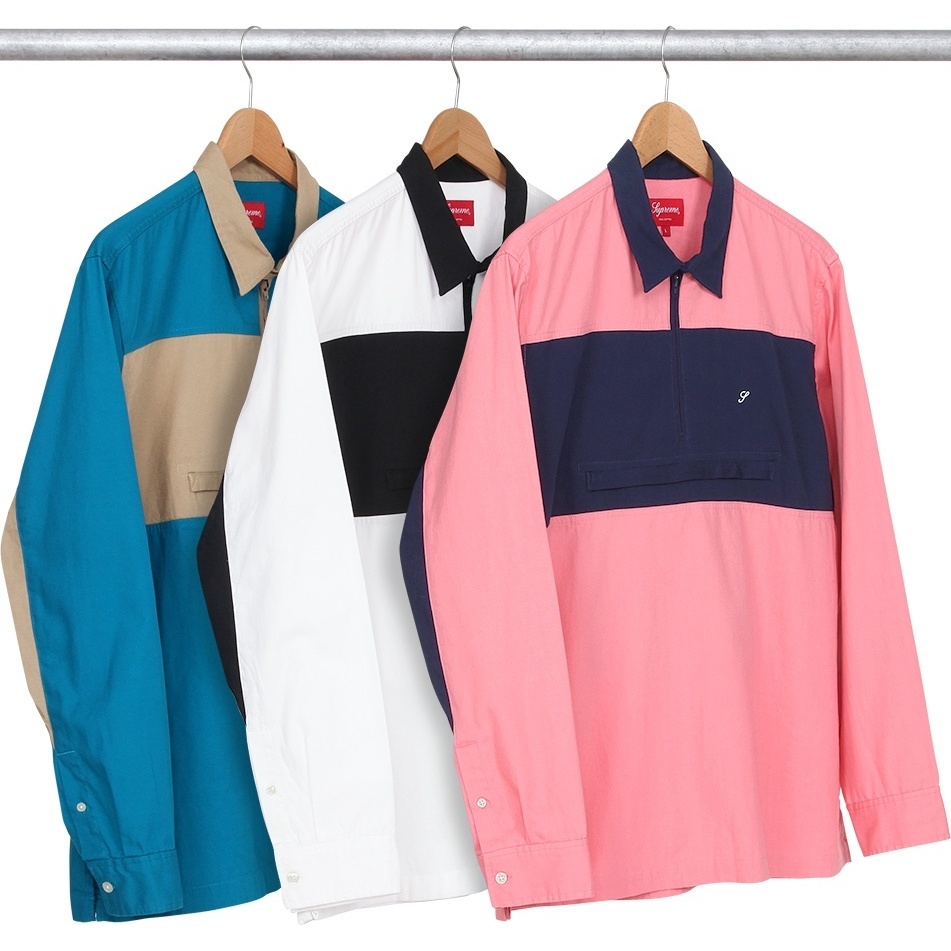 Supreme Canvas Pullover Shirt for spring summer 14 season