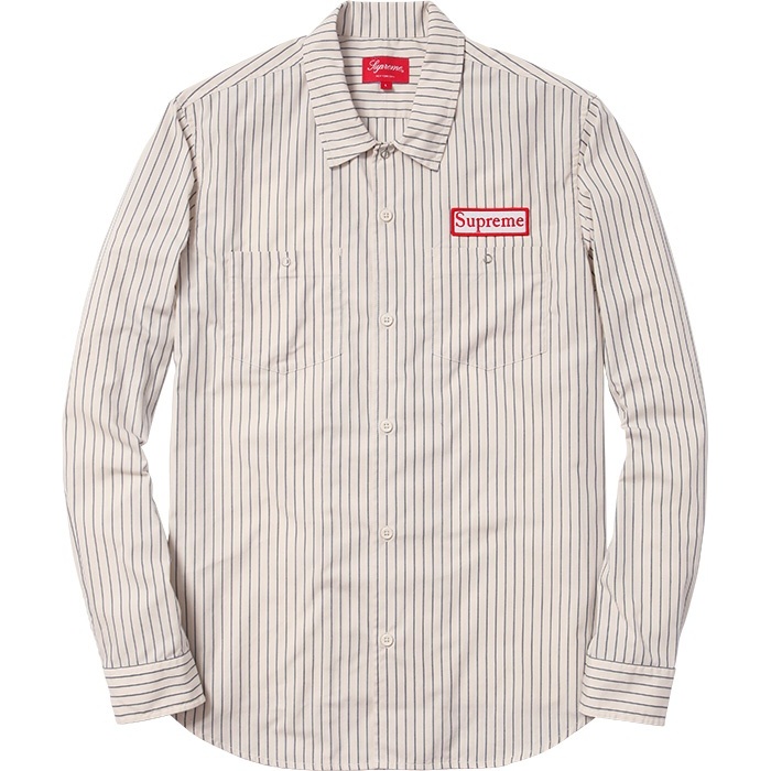 Supreme Striped Work Shirt (SS14)