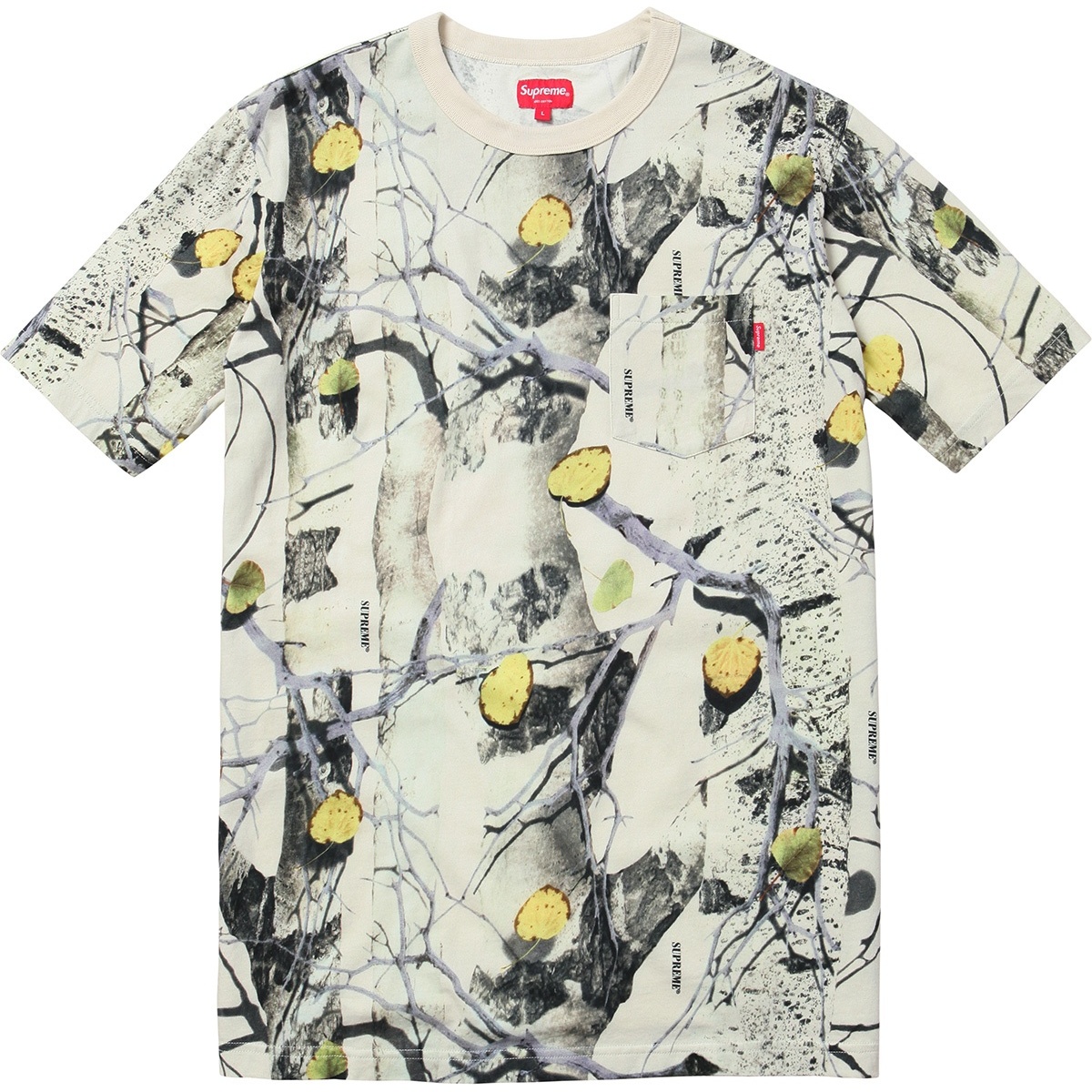 Supreme Aspen Wood Pocket Tee (SS14)