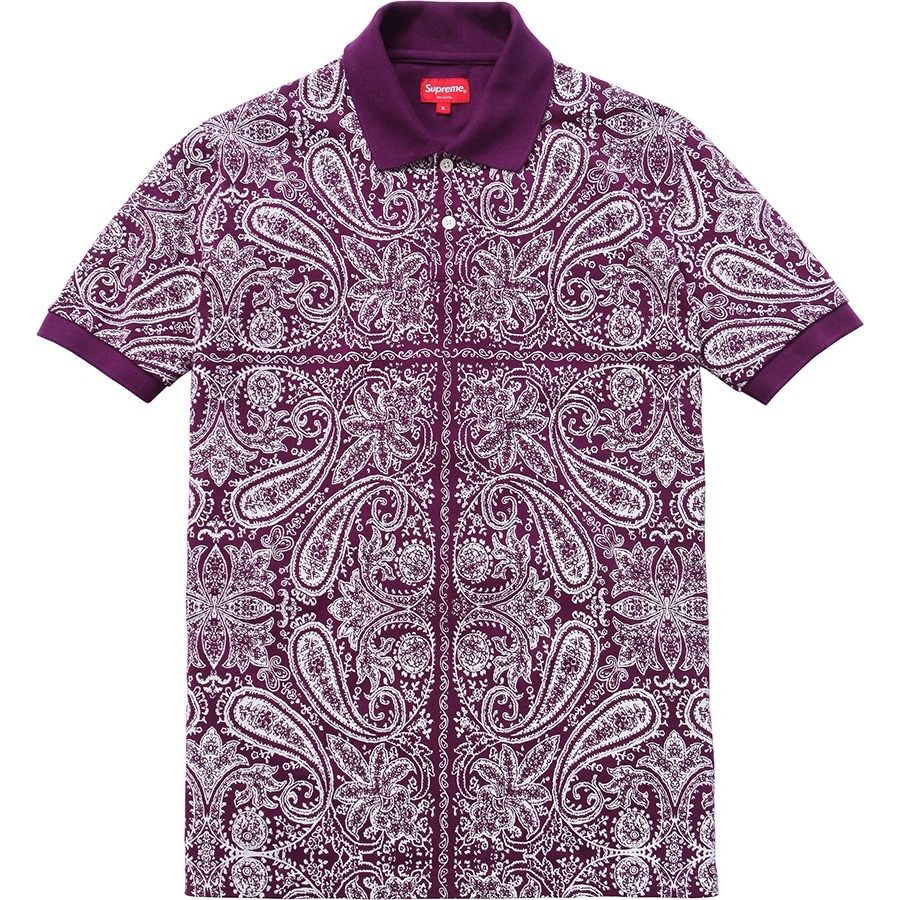 Supreme Paisley Polo (SS14)