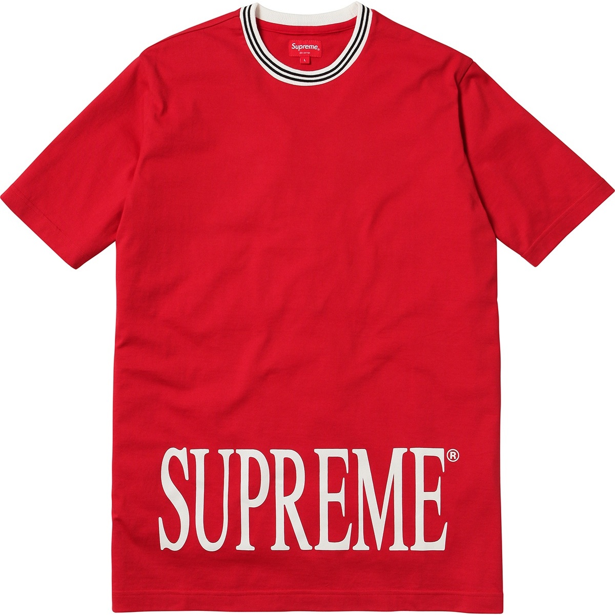 Supreme Striped Rib Tee (SS14)