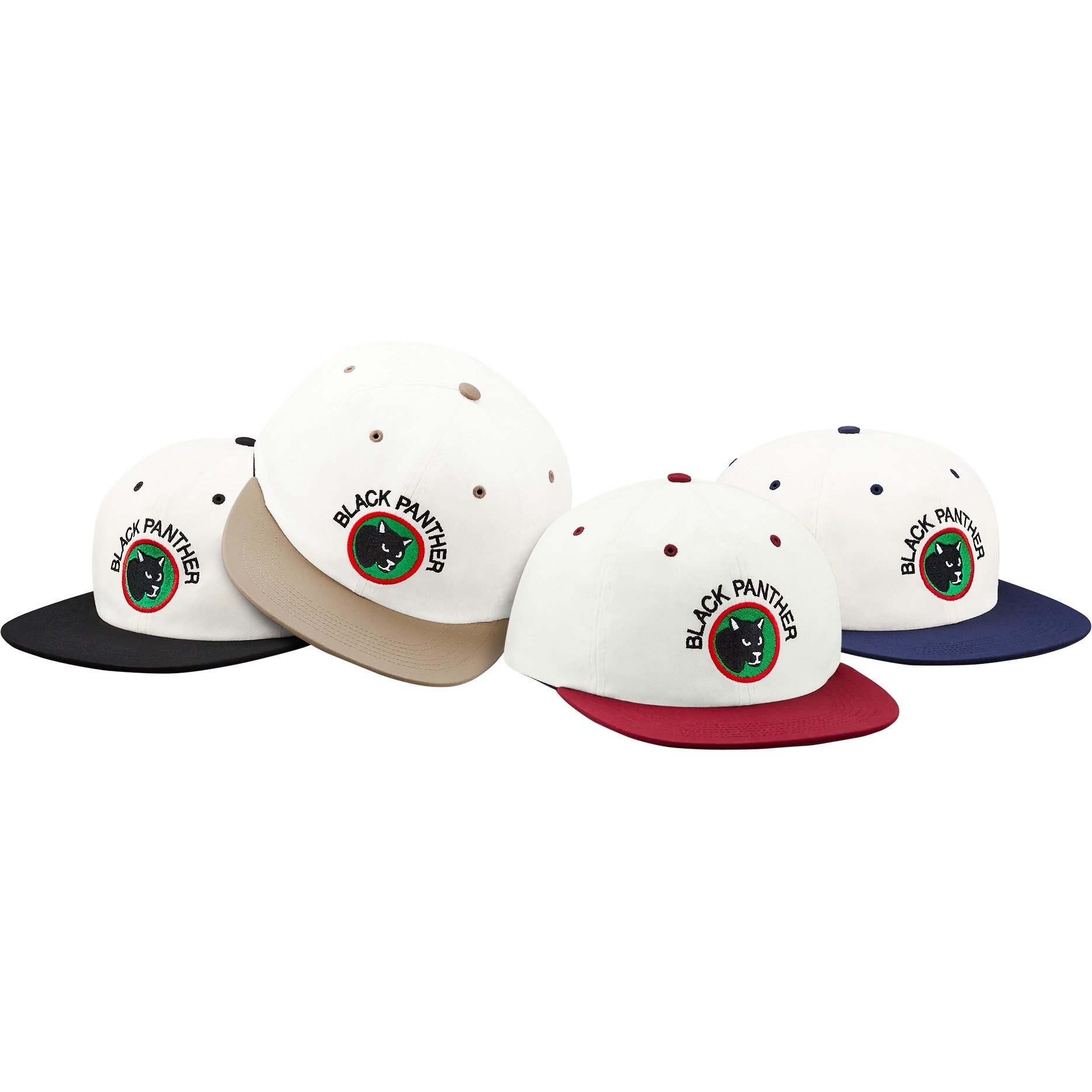 Supreme Black Panther 6-Panel (SS16)