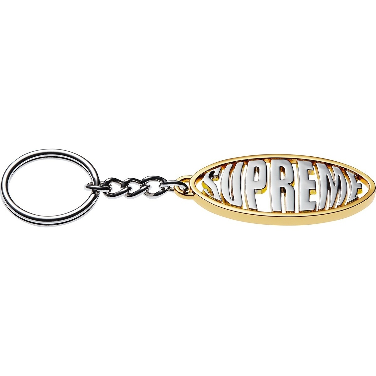 Supreme Oval Logo Keychain (SS17) - $16