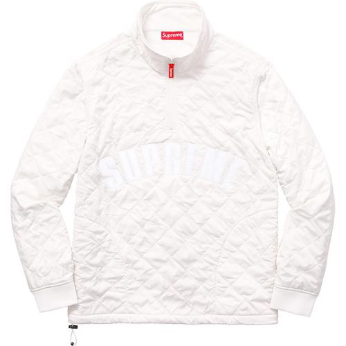 Supreme Arc Logo Quilted Half Zip Pullover (SS17) - $158