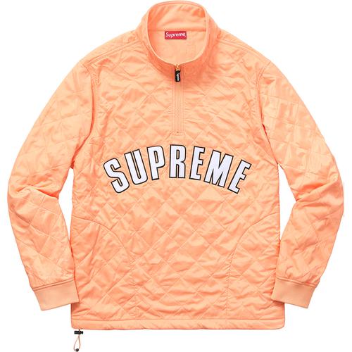 Supreme Arc Logo Quilted Half Zip Pullover (SS17) - $158