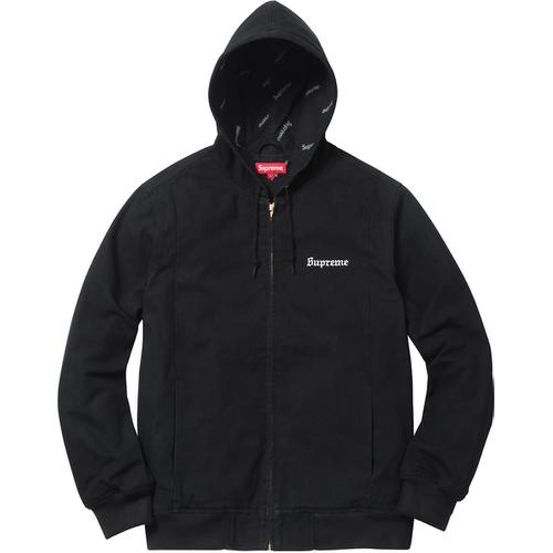 Supreme 2-Tone Hooded Work Jacket  (SS17) - $158