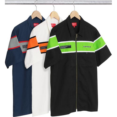 Supreme S S Zip Up Work Shirt (SS17) - $128