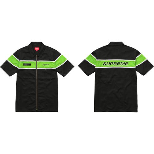 Supreme S S Zip Up Work Shirt (SS17) - $128