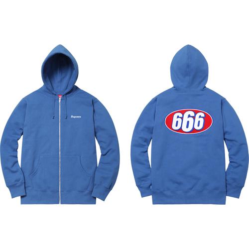 Supreme 666 Zip Up Sweat (SS17) - $138