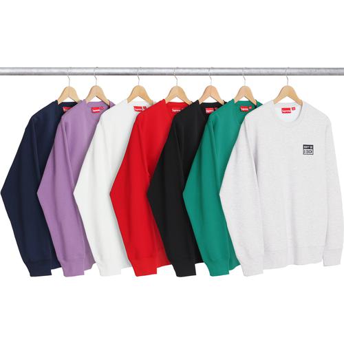 Supreme Don't Be A Dick Crewneck (SS17) - $128