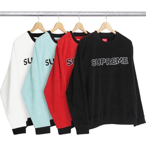 Supreme Terry Crewneck (SS17) - $128