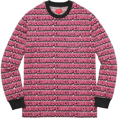 Supreme Super Hardcore Jacquard L S Top (SS17) - $110