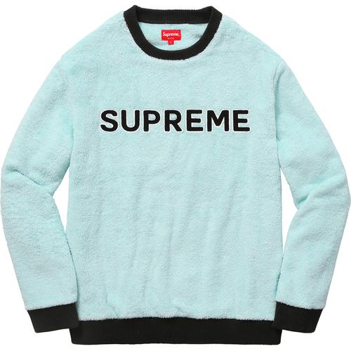 Supreme Terry Crewneck (SS17) - $128