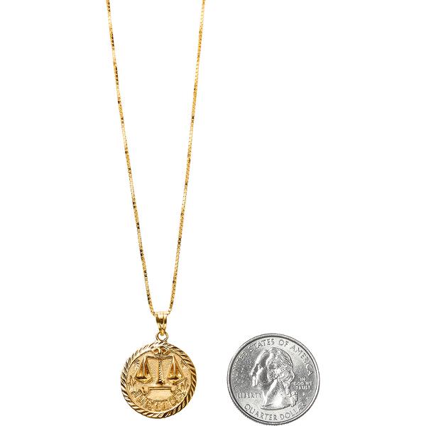 Supreme Justice Gold Pendant releasing on Week 0 for spring summer 2018