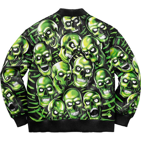 Supreme Skull Pile Leather Bomber Jacket (SS18) - $798
