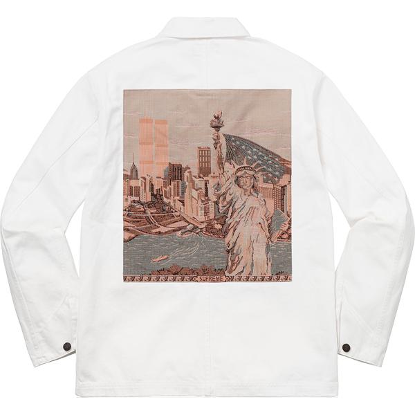 Supreme NY Tapestry Denim Chore Coat (SS18) - $188