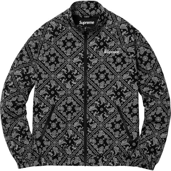 Supreme Bandana Track Jacket (SS18) - $178