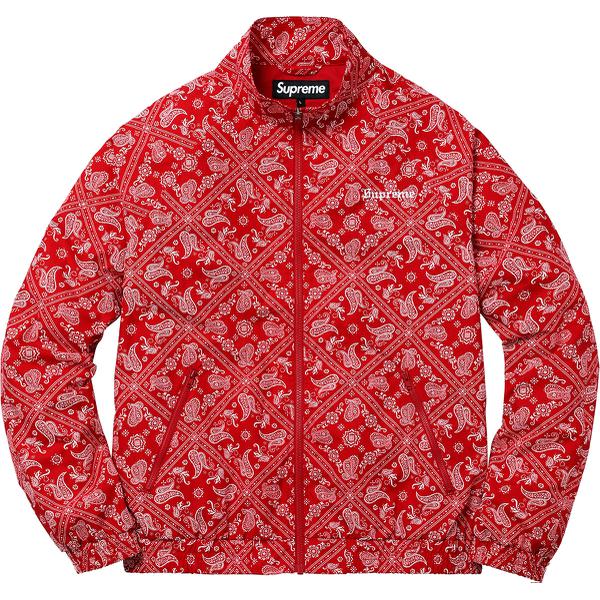 Supreme Bandana Track Jacket (SS18) - $178