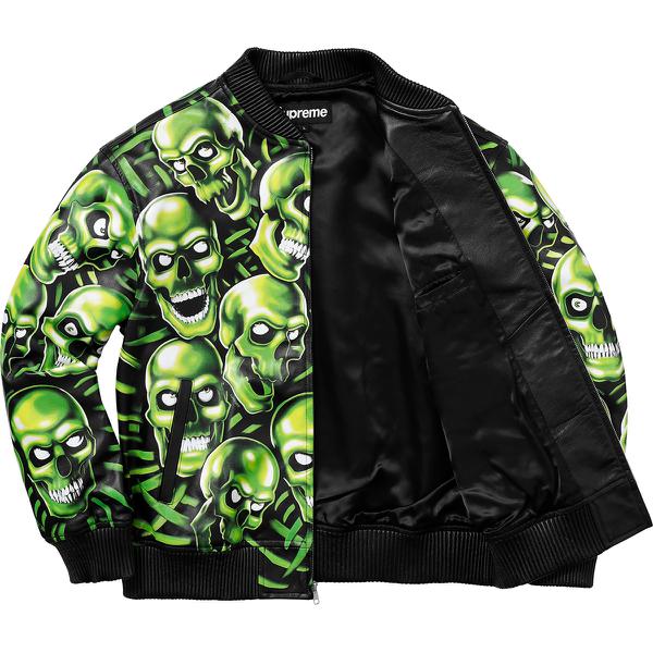 Supreme Skull Pile Leather Bomber Jacket (SS18) - $798