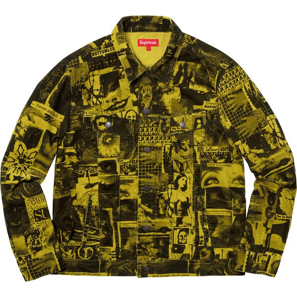 Supreme Vibrations Corduroy Trucker Jacket (SS18) - $248
