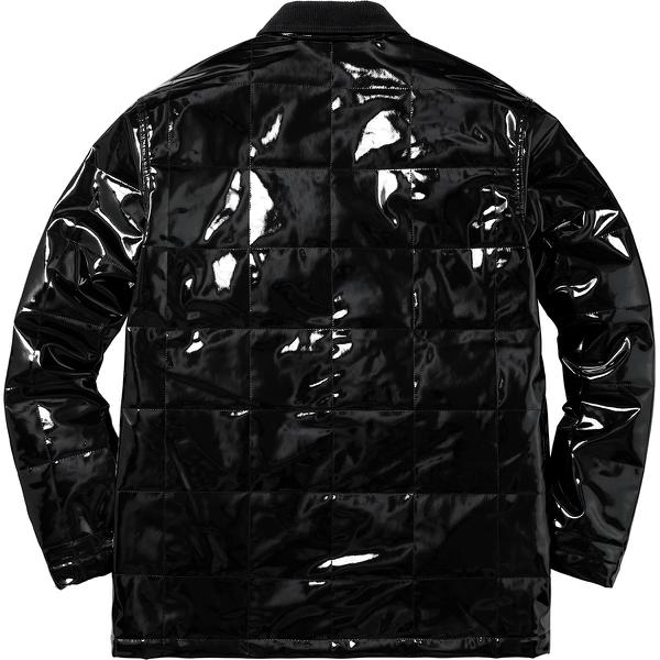 Supreme Quilted Patent Vinyl Work Jacket (SS18) - $198