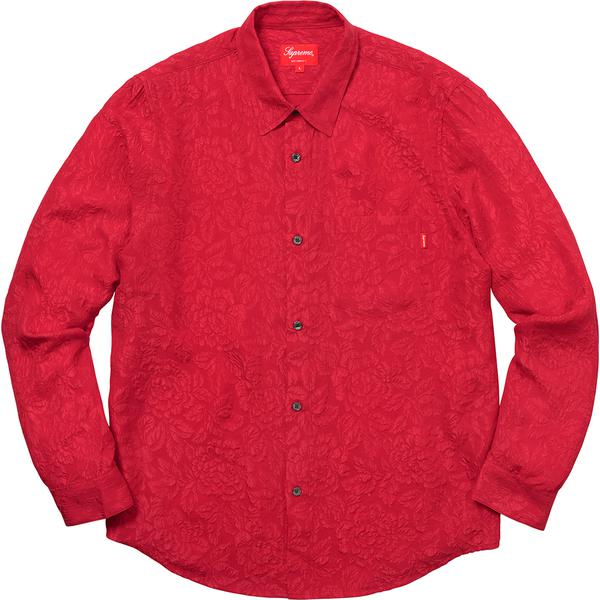 Supreme Floral Silk Jacquard Shirt (SS18) - $168