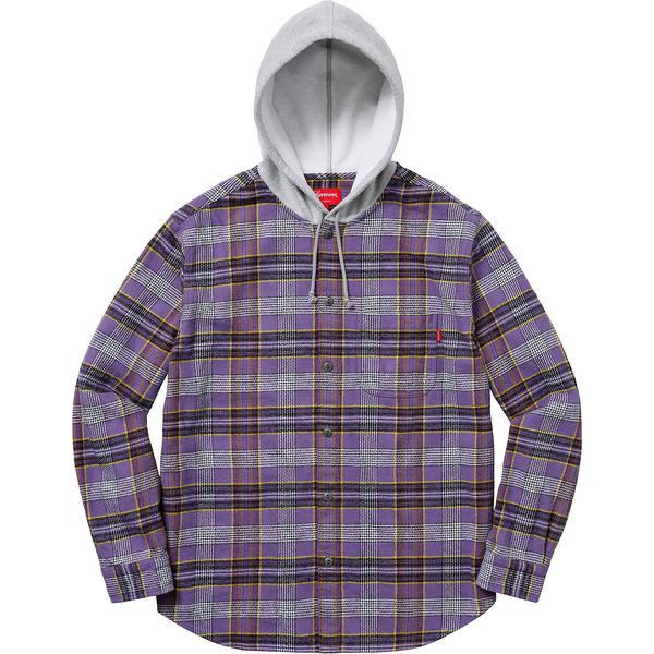 Supreme Hooded Plaid Flannel Shirt (SS18) - $128