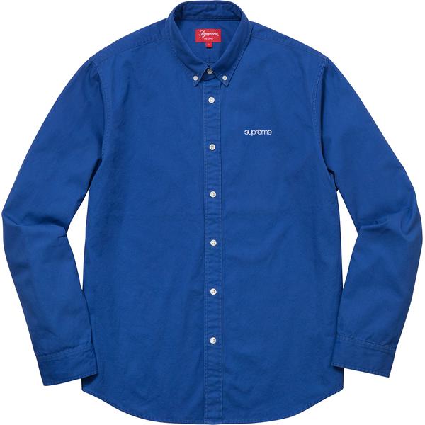 Supreme Washed Twill Shirt (SS18) - $128