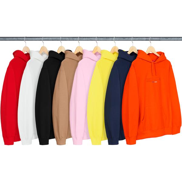 Supreme Embossed Logo Hooded Sweatshirt (SS18) - $158