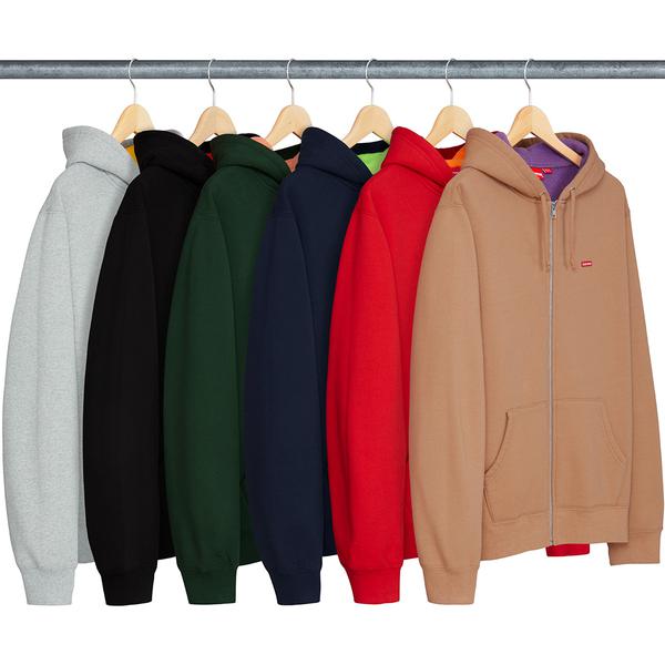 Supreme Contrast Zip Up Hooded Sweatshirt (SS18) - $158