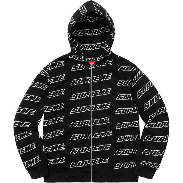 Supreme Repeat Zip Up Hooded Sweatshirt (SS18) - $188