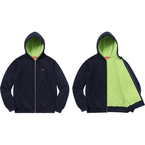 Supreme Contrast Zip Up Hooded Sweatshirt (SS18) - $158
