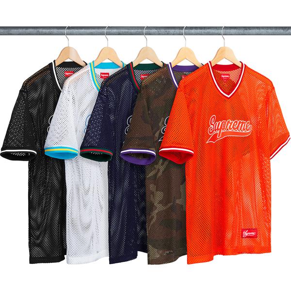 Supreme Mesh Baseball Top (SS18) - $110