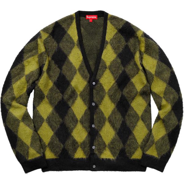 Supreme Brushed Argyle Cardigan (SS18) - $158