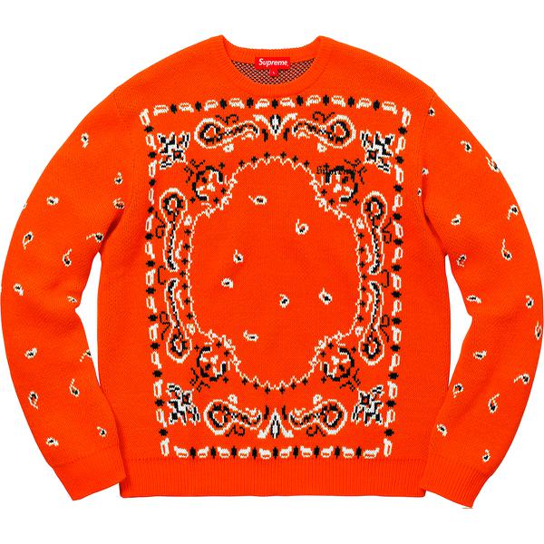 Supreme Bandana Sweater (SS18) - $148