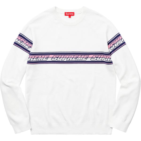 Supreme Striped Raglan Sweater (SS18) - $138