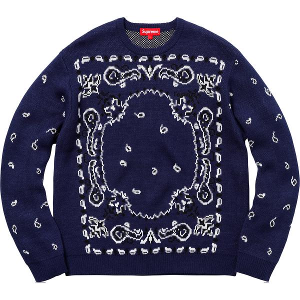 Supreme Bandana Sweater (SS18) - $148