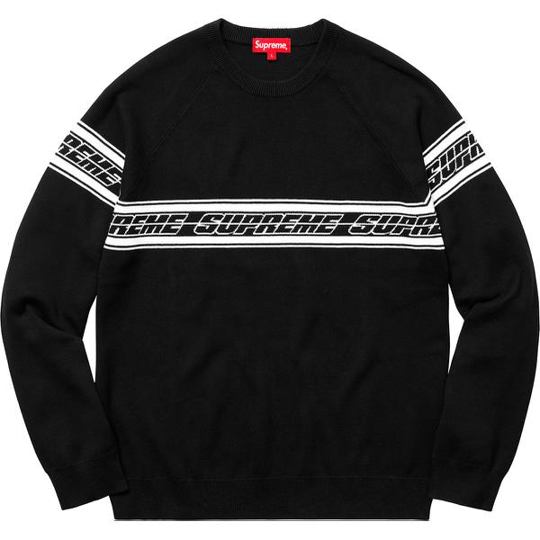 Supreme Striped Raglan Sweater (SS18) - $138