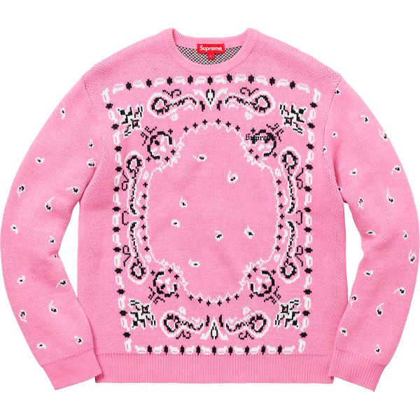 Supreme Bandana Sweater (SS18) - $148