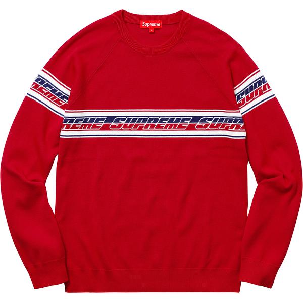 Supreme Striped Raglan Sweater (SS18) - $138