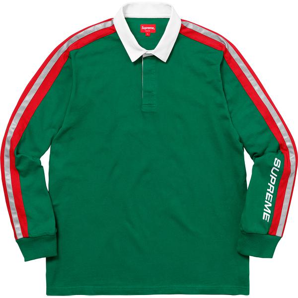 Supreme Reflective Sleeve Stripe Rugby (SS18) - $128
