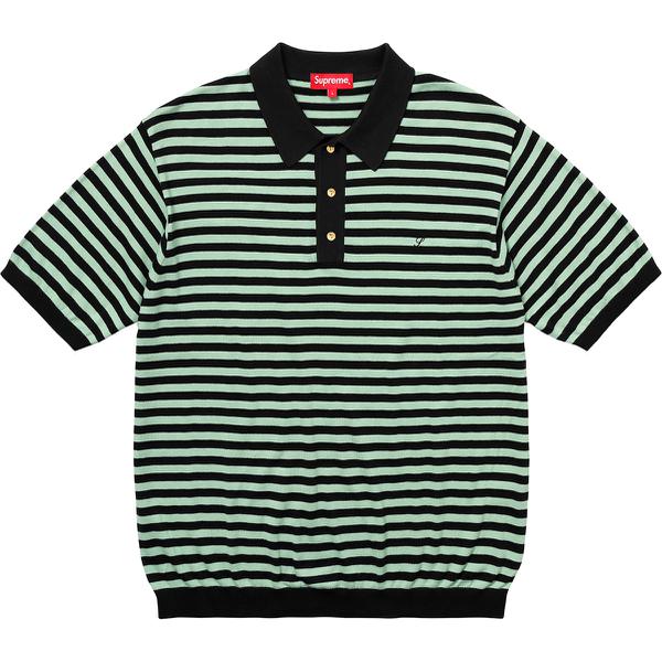 Supreme Striped Knit Polo (SS18) - $128