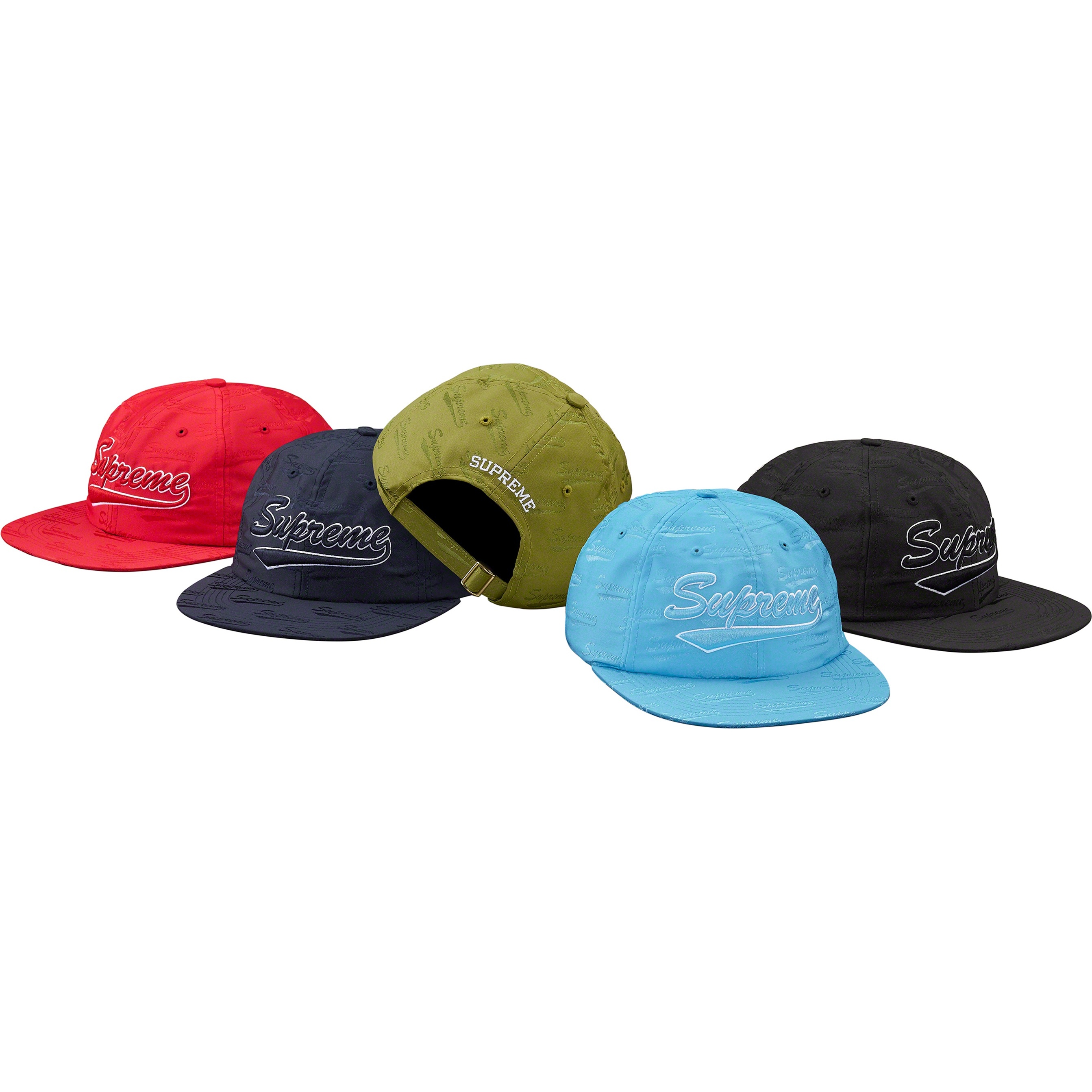 Supreme Jacquard Script 6-Panel releasing on Week 19 for spring summer 2019