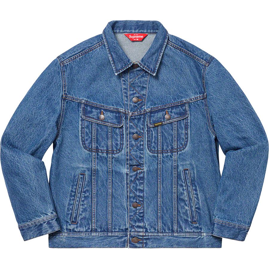 Supreme New York Painted Trucker Jacket (SS19) - $238