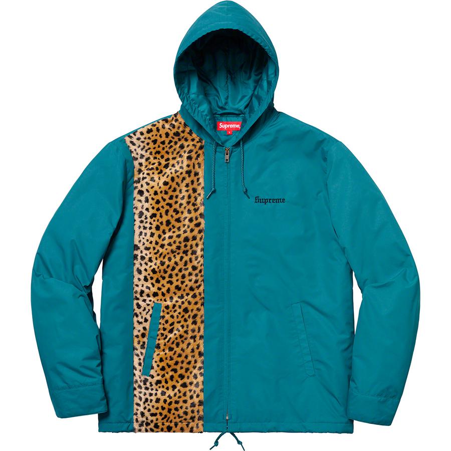 Supreme Cheetah Hooded Station Jacket (SS19) - $198