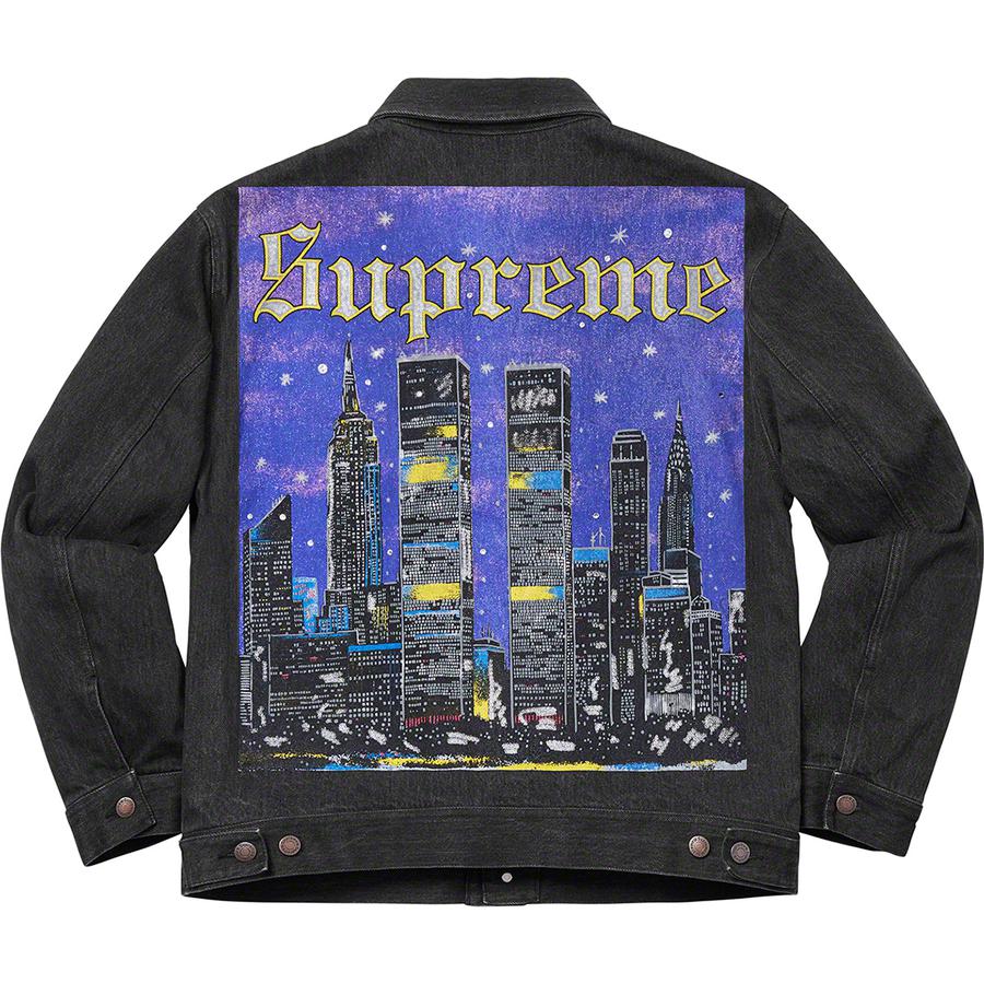 Supreme New York Painted Trucker Jacket (SS19) - $238