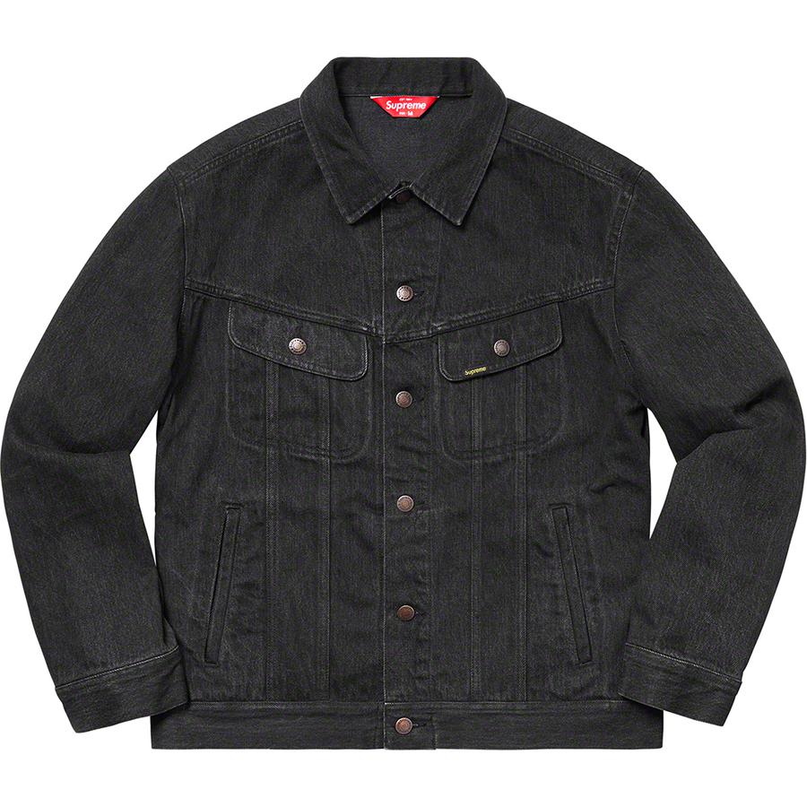 Supreme New York Painted Trucker Jacket (SS19) - $238