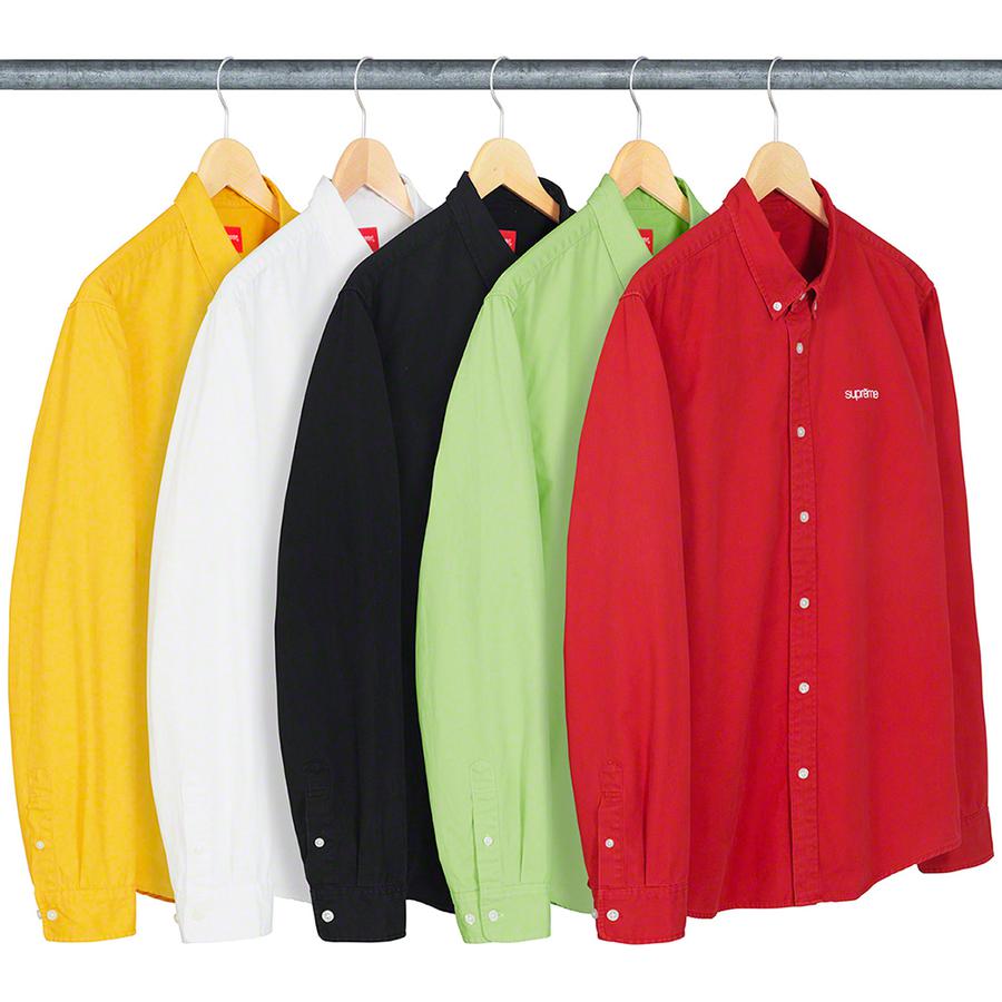 Supreme Washed Twill Shirt (SS19) - $128