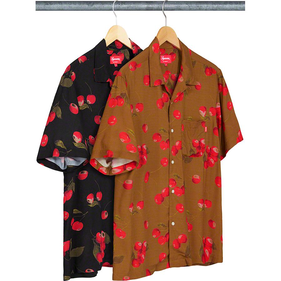 Supreme Cherry Rayon S S Shirt (SS19) - $138