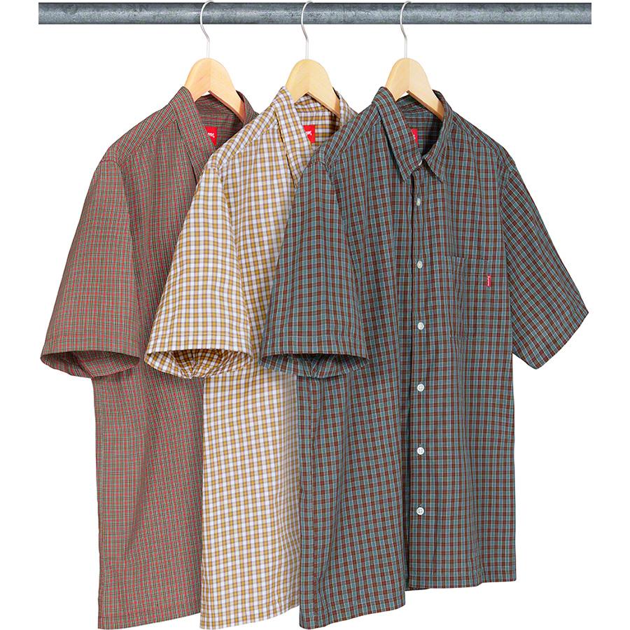 Supreme Plaid S S Shirt (SS19) - $128
